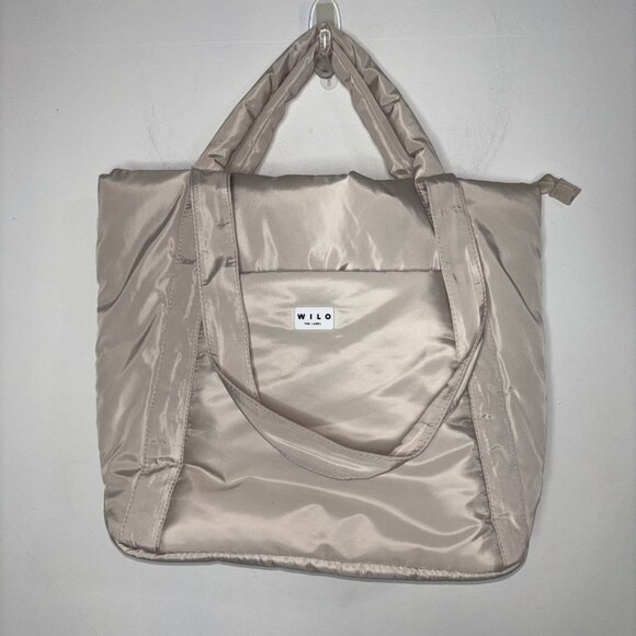 Wilo The Label CreamTrapezium Tote Double Handle Tote Bag Padded - Picture 3 of 7